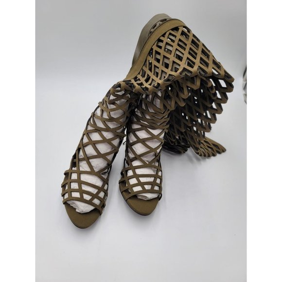 Breckelle’s Women Selena Boots Green 5.5 - Picture 4 of 6